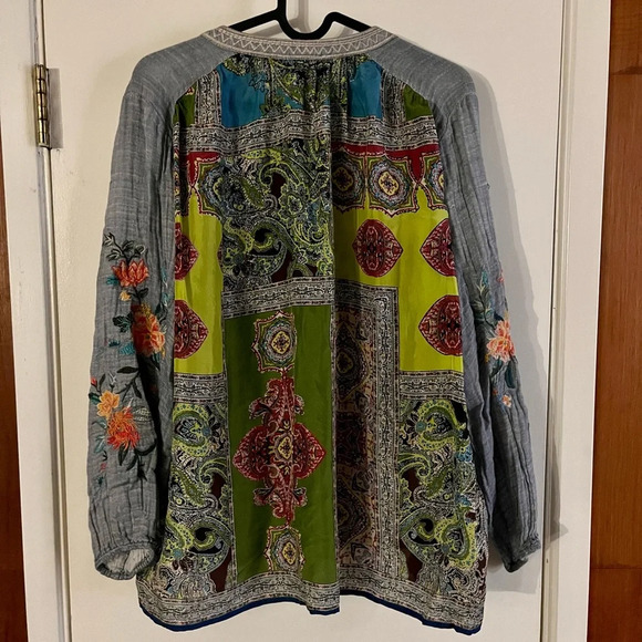 Johnny Was Norah Effortless Peasant Blouse - Picture 4 of 9